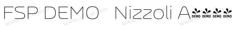 FSP DEMO   Nizzoli A字体转换